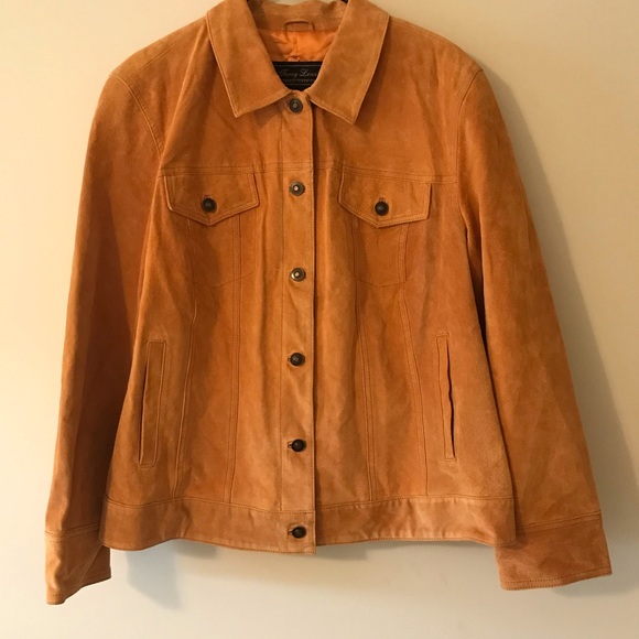 Terry Lewis Classic Luxuries Jackets & Blazers - Terry Lewis Classic Luxuries Suede Leather Jacket
